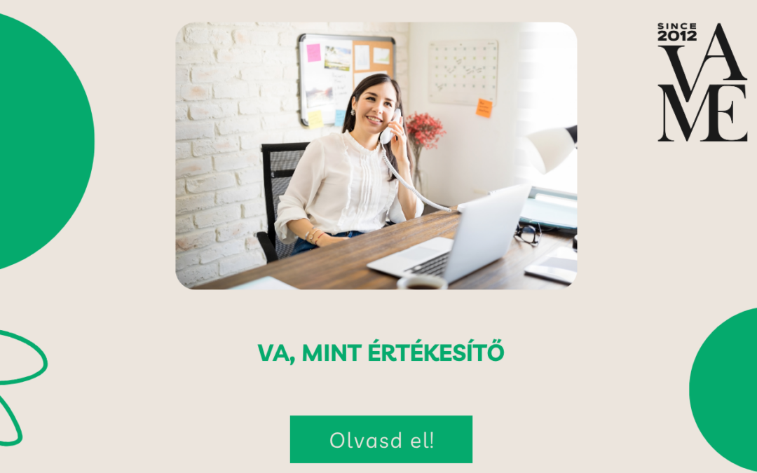 Virtuális Asszisztens, mint értékesítő