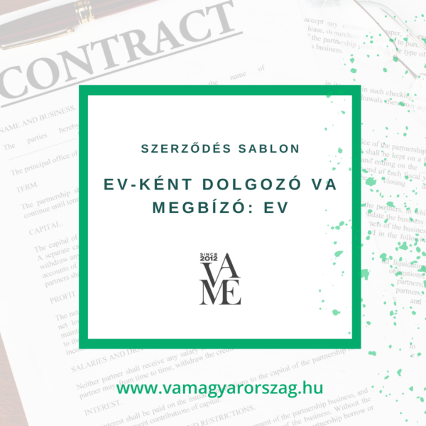 Szerződés sablon ev-ev